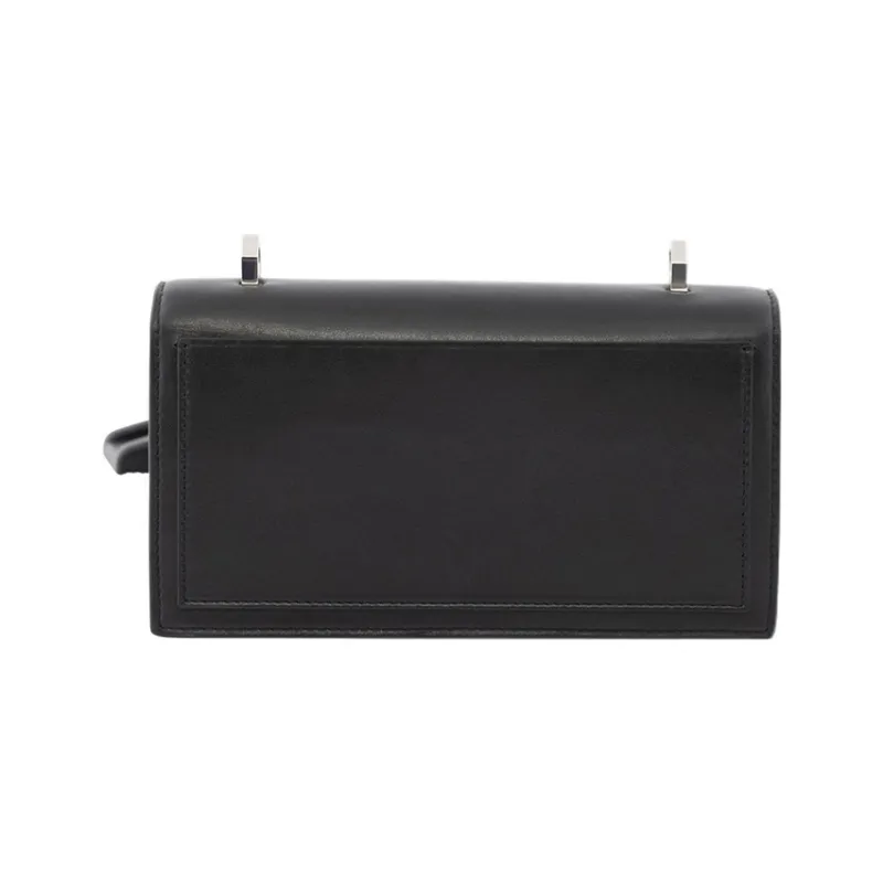 Alexander McQueen Cow Leather Shoulder Bag Crossbody Bag Men's Black-5