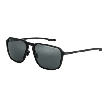 PORSCHE DESIGN Plate Frame Irregular Shape Sunglasses With Polarized Lenses Unisex