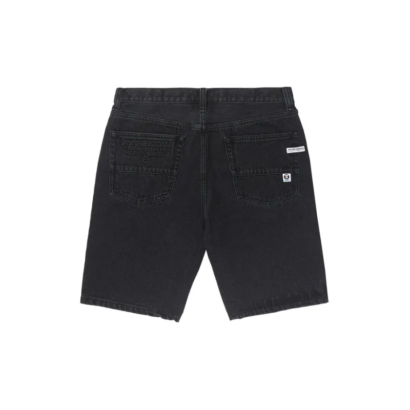 Aape Denim Shorts Men-1