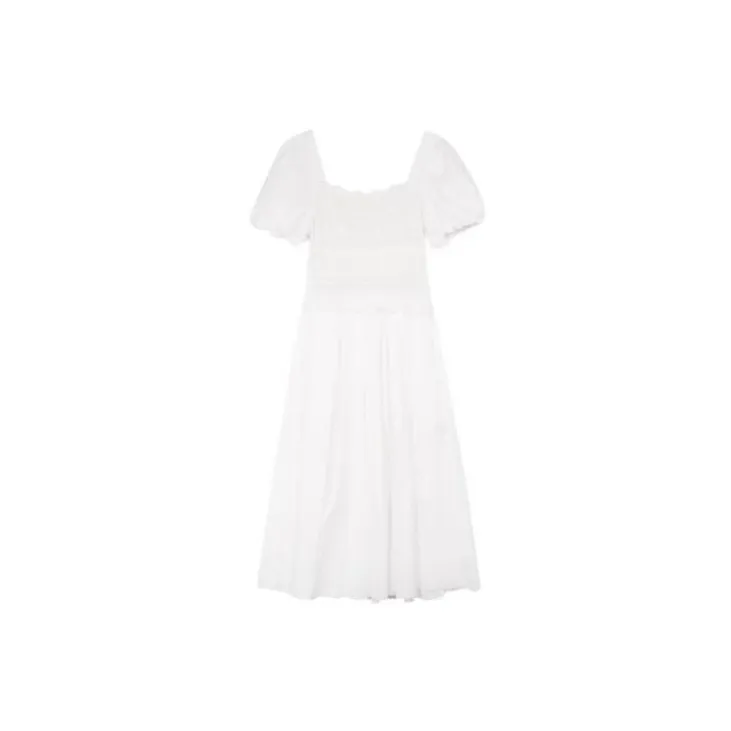 3COLOUR Short-Sleeved Dresses Women's White-1