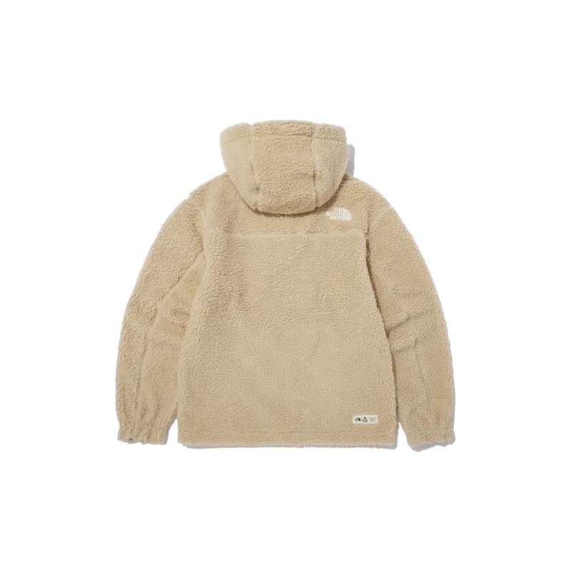 THE NORTH FACE Play Green Fleece Hoodie Light Beige Men's THE NORTH FACE Play Green Fleece Hoodie Light Beige Men's