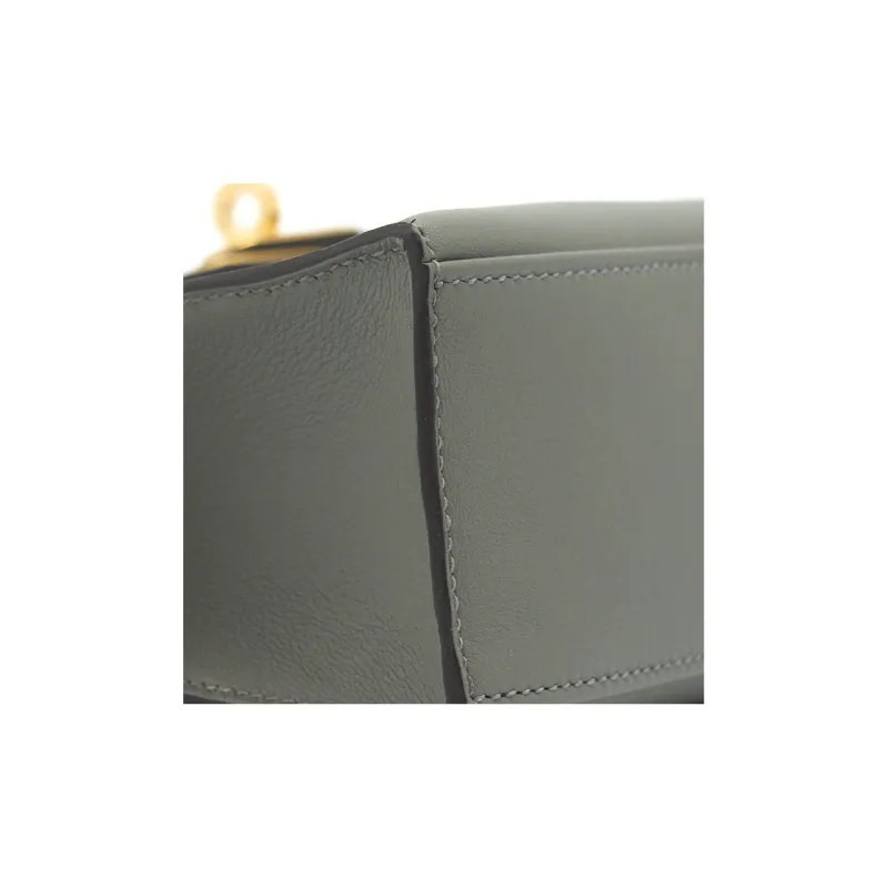 HERMES Mini Kelly Generation 1 Swift Leather Kelly Bag Handbag Regular Women's 0L Grismeyer Rain Cloud Gray-6