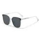 Solid White Frame with Gray Lens