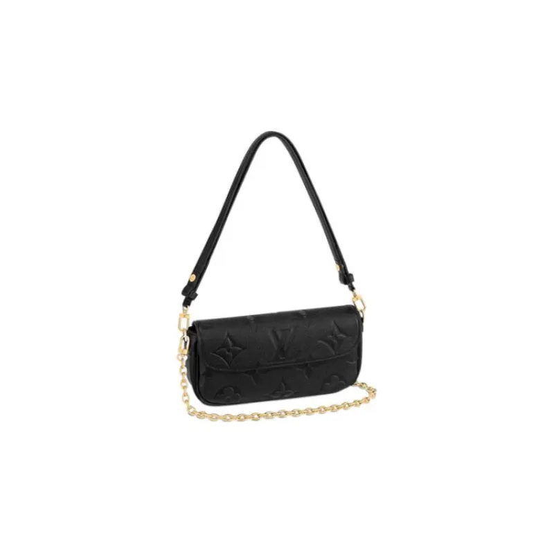 LOUIS VUITTON Wallet On Chain Ivy Black-1