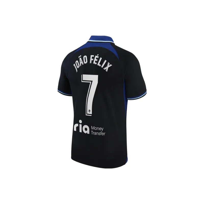 Nike Atletico Madrid 2022/23 Stadium Away Joao Felix Men's Nike Dri-FIT Soccer Jersey-1