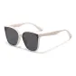 Solid White Gray Lens