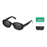 MK255YJ-001 Bright Black Gray Lens (Gift Box Set)