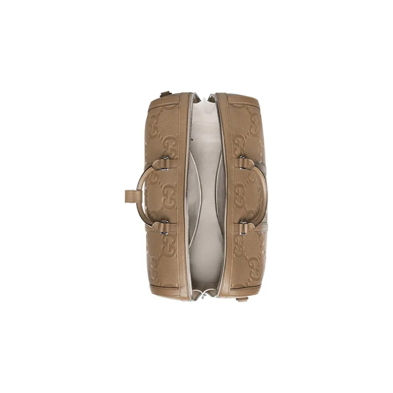 GUCCI Leather Handbag Shoulder Bag Crossbody Bag Travel Bag Small Size Women's Taupe-7