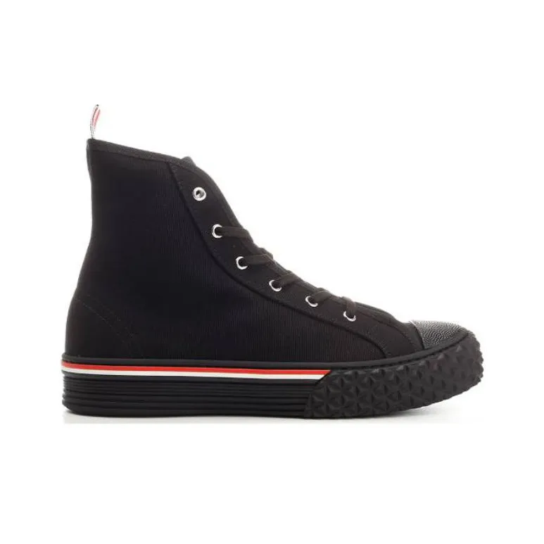 THOM BROWNE Rwb Striped Lace Up Sneakers-1