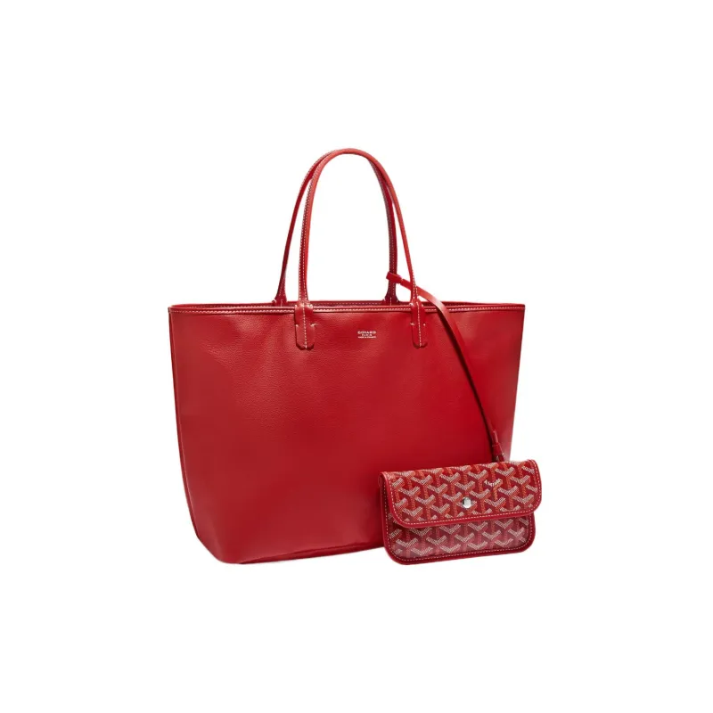 GOYARD Anjou Canvas With Leather Tote Shopping Bag Shoulder Bags Handbags Small Size Unisex 11 Colors-7
