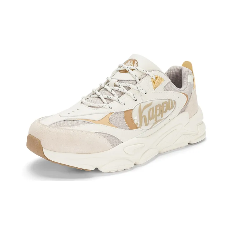 Kappa Low-Top Sports Casual Shoes Unisex White Gray-1
