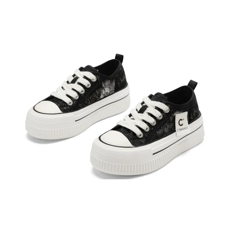 C°BANNER Platform Shoes Women's Ecru-7