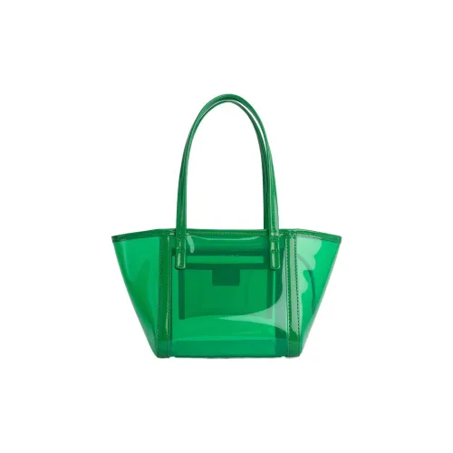 By Far PVC Tote Bag, Shopping Bag, Shoulder Bag, Handbag Women's Green