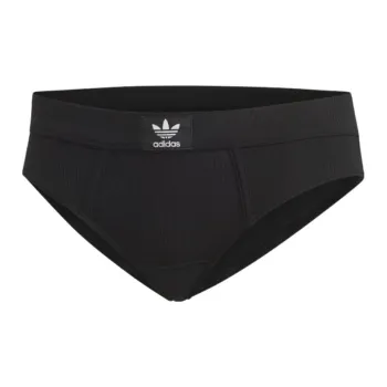 Adidas Originals Adicolor Flex Ribbed Cotton Bikini Pants Underpants Women's 1 Pack Black