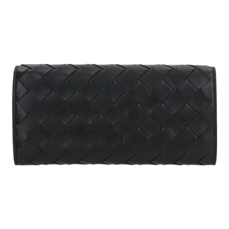 Bottega Veneta Intrecciato Large Flap Wallet-2