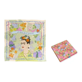 LOST PATTERN Silk Scarves Unisex