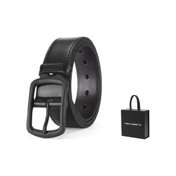 FREE RABBITⅡ Sun-Style Buckle Belt For Young And Middle-Aged Businessmen Casual Pants With Belt Width: 3.8cm Unisex