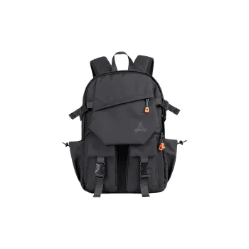 KONADCT Oxford/PU Backpack Large Size Unisex Black/Gray/White/Purple/Monogram/Coffee
