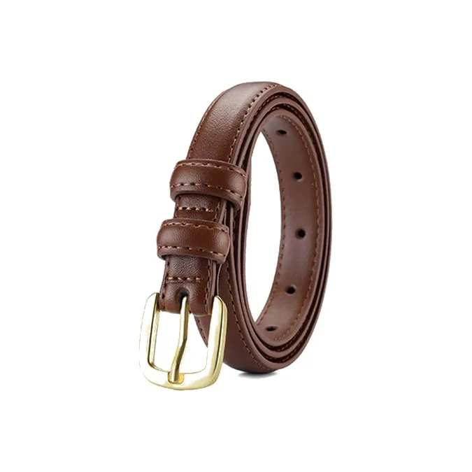 FREE RABBITⅡ Fashion Versatile Jeans Belt Minimalist Style Compatible With Suit Trouser Width 1.8cm Women's-3