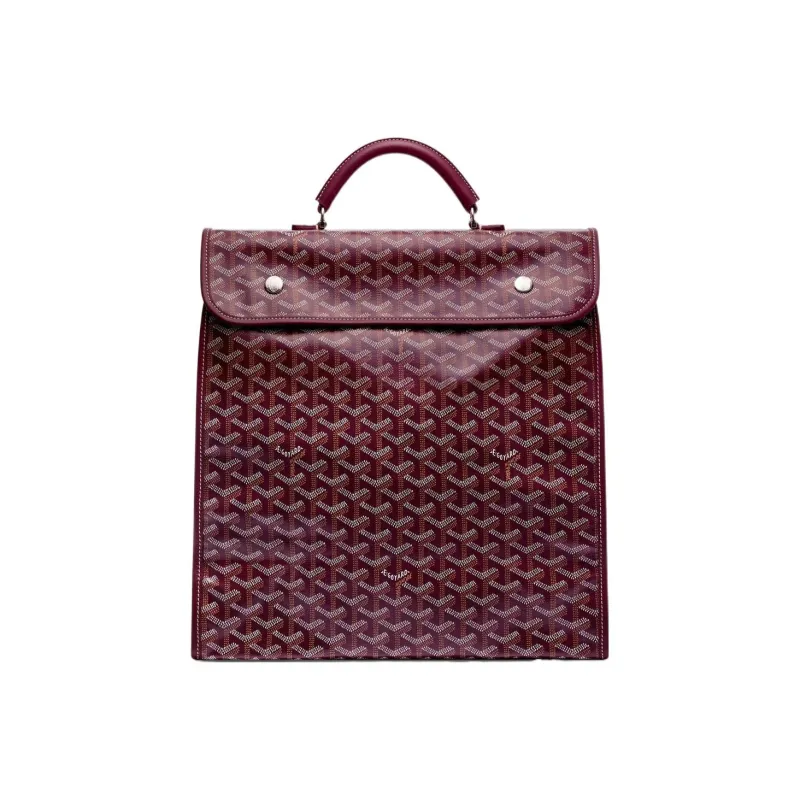 GOYARD Canvas With Calfskin Handbag Backpack Medium Size Unisex 11 Colors-49