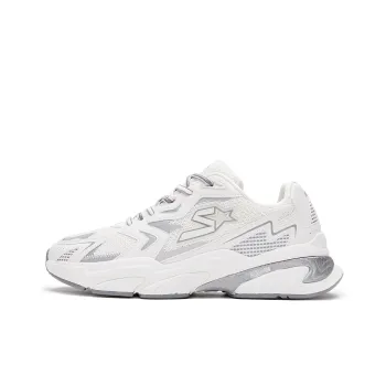 STARTER Cushioned Wear-Resistant Breathable Lightweight Low-Top Casual Running Shoes Women's Snowball White