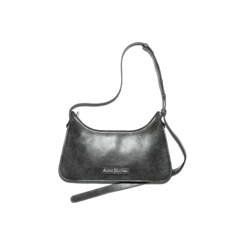 Acne Studios Cow Leather Handbag, Shoulder Bag Women's Black-0