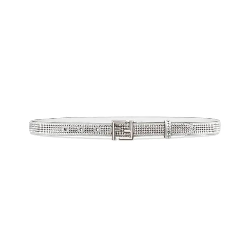 FENDI By Marc Jacobs Ff Belt Belt With All Over Crystals-0