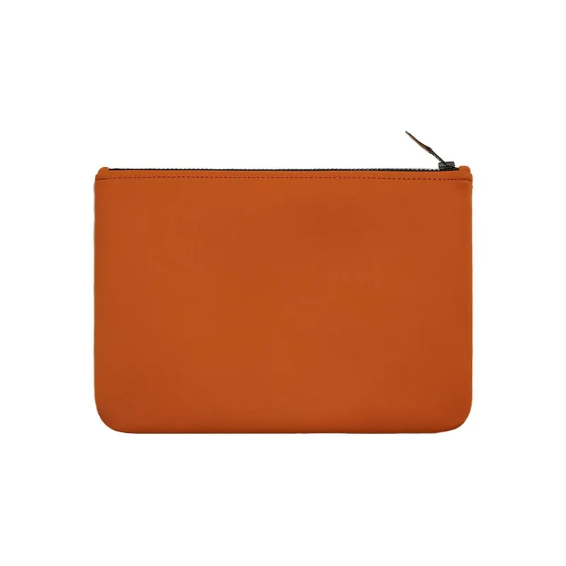 HERMES Polyamide With Spandex Storage Bag Medium Size Women's Tan-1