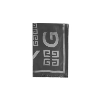 GIVENCHY Silk Scarves Women's Gray