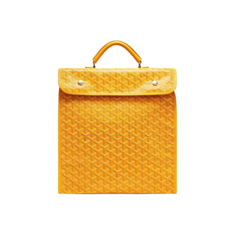 GOYARD Canvas With Calfskin Handbag Backpack Medium Size Unisex 11 Colors-25