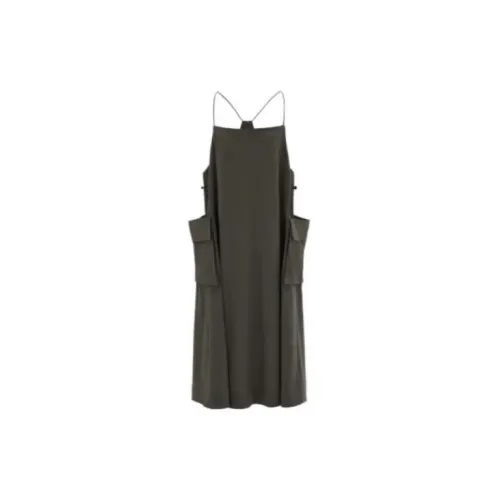 URBAN REVIVO Slip Dresses Women's Olive Green