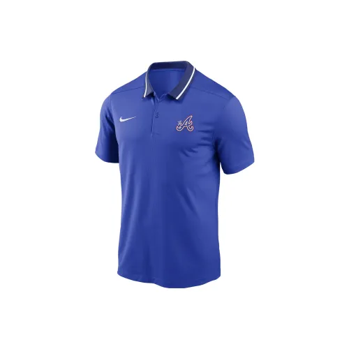 Nike Polo Shirts Men Royal Blue