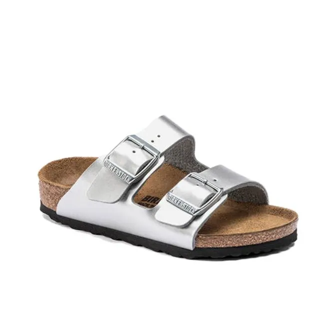Birkenstock Kids Metallic Pool Slides-1