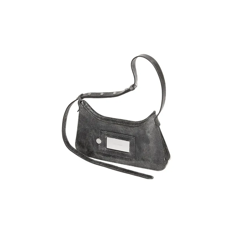 Acne Studios Cow Leather Handbag, Shoulder Bag Women's Black-1