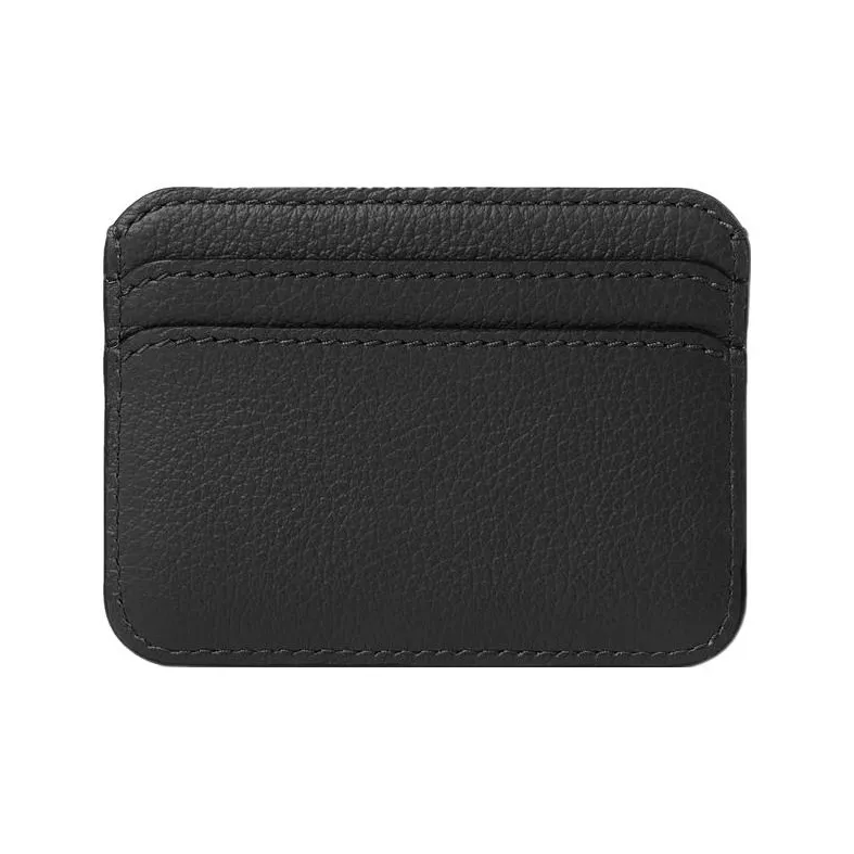 Chloe Marcie Grained Calfskin Card Holder Women's Black-2