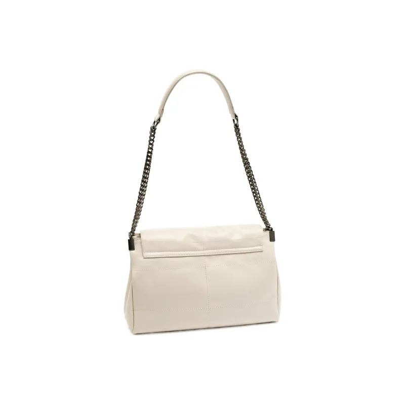 ZARA Polyurethane Portable Crossbody Bag, Shoulder Bag Women's Ecru-2