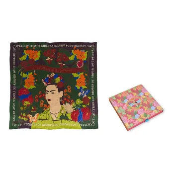 LOST PATTERN Silk Scarves Unisex