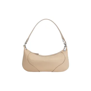 By Far Amira Cow Leather Handbag, Shoulder Bag Women's Light Umber