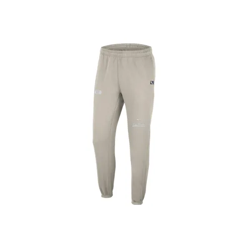 Nike Knitted Sweatpants Men Cream White