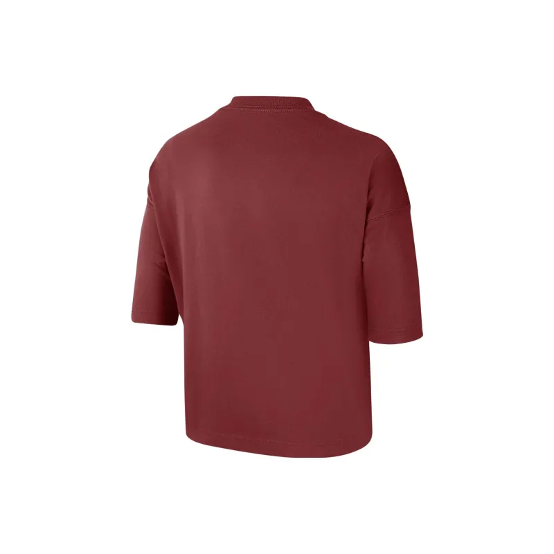 Nike T Shirts Women's Red-1