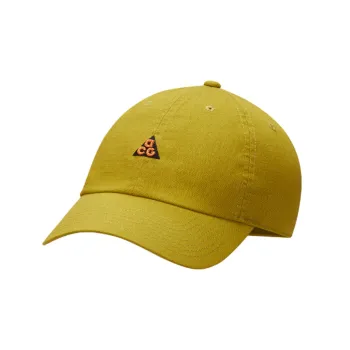 Nike Cotton, Nylon, Elastane, Polyester Baseball Caps Unisex Yellow