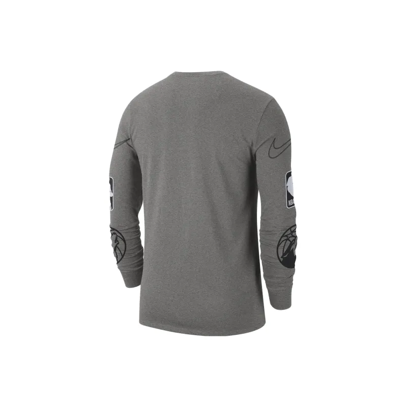 Nike Minnesota Timberwolves City Edition Men's Nike Nba Long-Sleeve T-Shirt-1