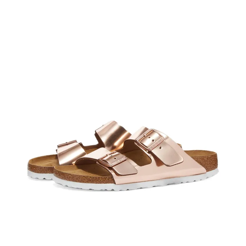 Birkenstock Arizona Softbed Metallic Cooper Women's-1