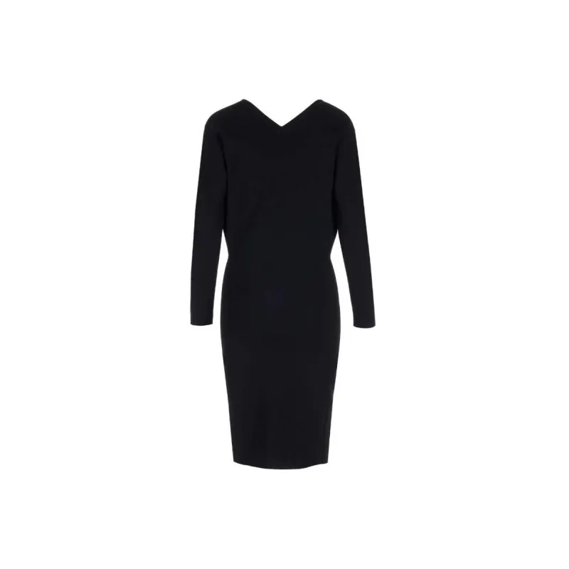 Stella McCartney Long Sleeved V Neck Knitted Dress-1