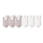 [6 Pack]3 White+3 Khaki