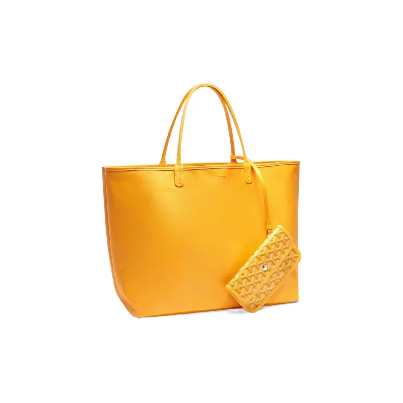 GOYARD Anjou Canvas With Leather Tote Shopping Bag Shoulder Bags Handbags Large Size Unisex 11 Colors-28