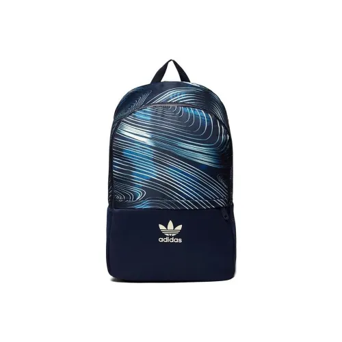 Adidas Originals Polyester Backpack Regular Unisex Blue