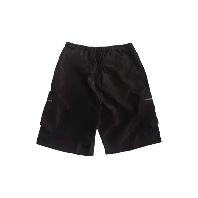TCH Casual Shorts Unisex Black With Silver Logo-1
