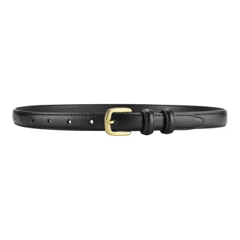 FREE RABBITⅡ Fashion Versatile Jeans Belt Minimalist Style Compatible With Suit Trouser Width 1.8cm Women's