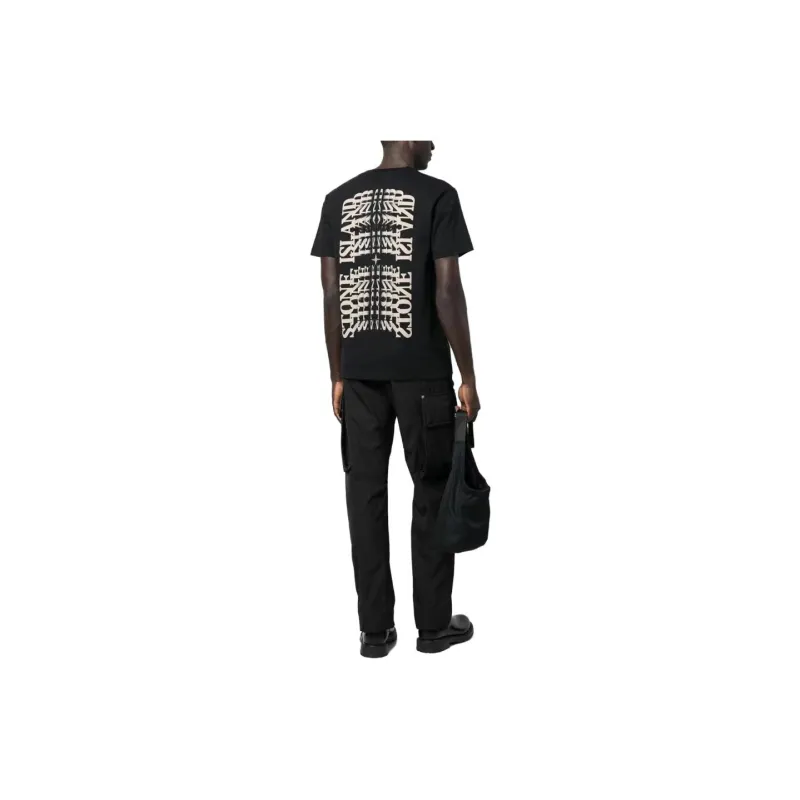 STONE ISLAND T Shirt Men's Black-2